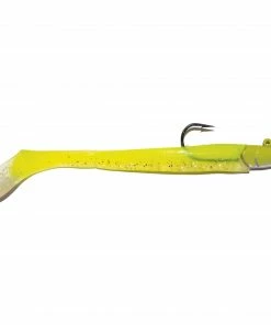 HTO Real D'Eel Lure + 2 Spare Bodies -Glasgow Angling reel d eel chartreuse