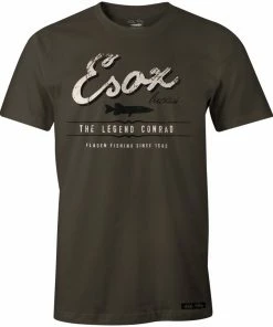 Fladen Retro Esox Predator T-Shirt -Glasgow Angling retro esox predator t shirt army