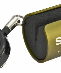 Smith Creek Rod Clip With Zinger -Glasgow Angling rod clip with zinger green