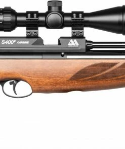 Air Arms S400 Carbine Air Rifle -Glasgow Angling s400 carbine pre charged rifle superlite brown scaled