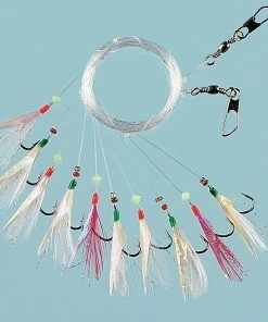 Fladen Sabiki Sea Rig - 10 Hook Size 4
