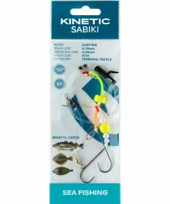 Kinetic Sabiki Surf Rig 1/0 5 Kinetic Sabiki Surf Rig 1/0 -Glasgow Angling sabiki surf rig 1 0 yellow pearl