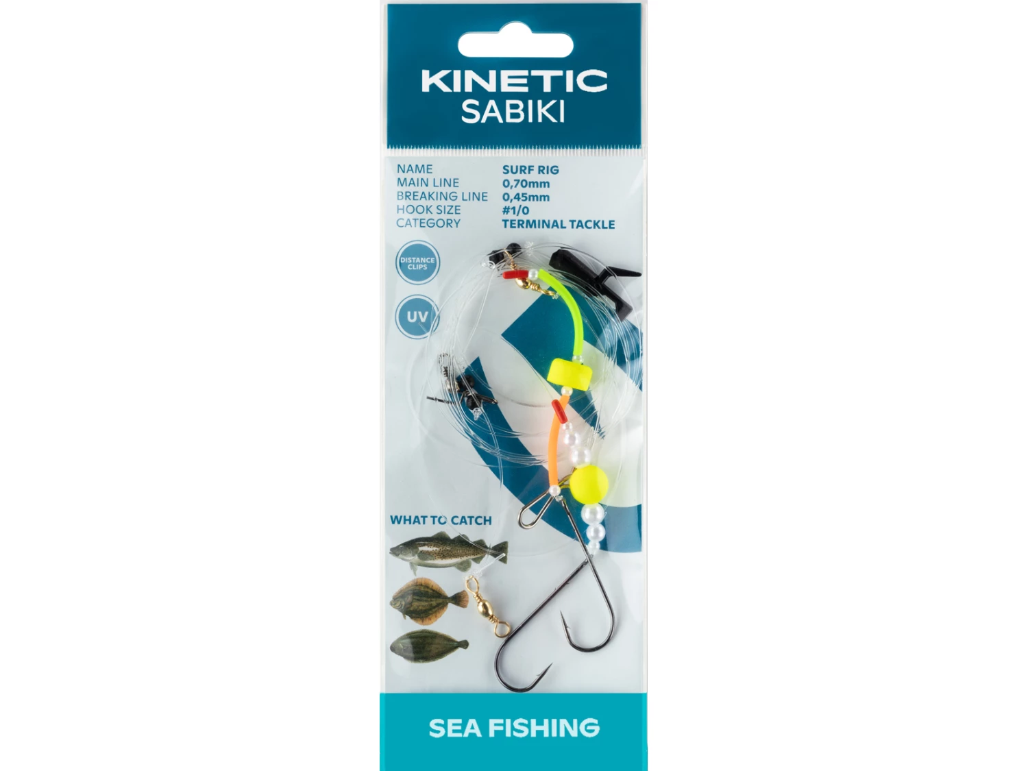 Kinetic Sabiki Surf Rig 1/0 3 Kinetic Sabiki Surf Rig 1/0 - Image 3