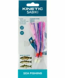 Kinetic Sabiki Flasher UV #7/0 -Glasgow Angling sabiki20flasher20uv20purple20pink20silver