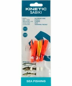 Kinetic Sabiki Octopus S #3/0 -Glasgow Angling sabiki20octopus20s20red20orange