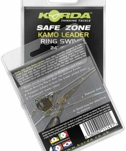 Korda Size 8 Ring Swivel Leader 1m