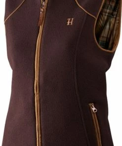 Harkila Sandhem Lady Fleece Waistcoat Dark