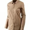 Harkila Selja Lady L/S Check Shirt Moonlight Rose Check