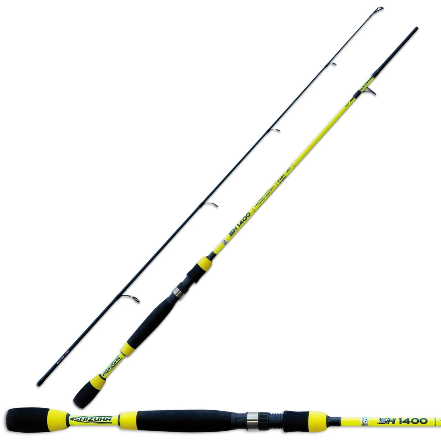 Shizuka SH1400 Spinning Rod 2pc 1 Shizuka SH1400 Spinning Rod 2pc