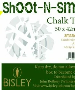 Bisley Shoot N Smash 42mm Chalk Targets (50 Box)