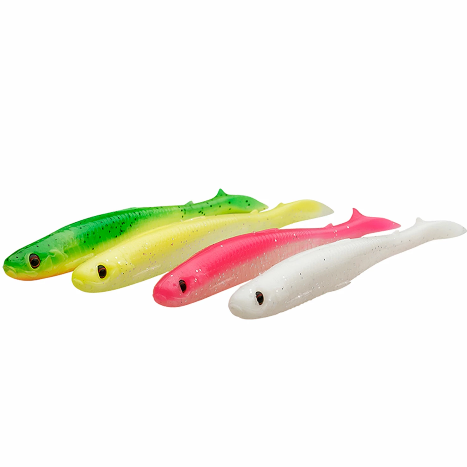 Savage Gear Slender Scoop Shad Mix 4pc 2 Savage Gear Slender Scoop Shad Mix 4pc - Image 2