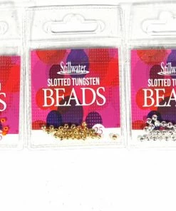 Stillwater Slotted Tungsten Beads 25pc