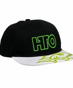 HTO Snapback Cap Black White Green