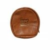 Hardy Soft Leather Sheepskin Lined Fly Reel Case Brown