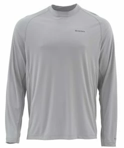 Simms SolarFlex Crew Longsleeved T-Shirt -Glasgow Angling solarflex crew solid sterling