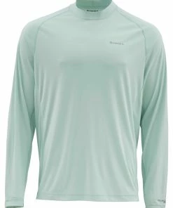 Simms SolarFlex Crew Longsleeved T-Shirt -Glasgow Angling solarflex crew solid wintergreen