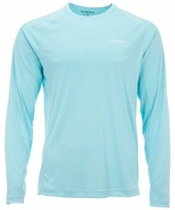 Simms Solarflex Crewneck Solids Laguna