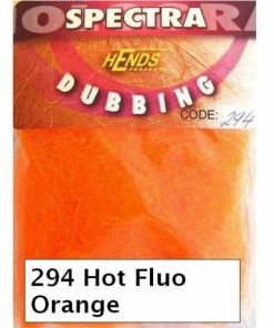 Hends Spectra Dubbing -Glasgow Angling spectra dubbing hot fluo orange 294