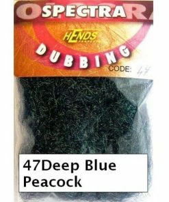 Hends Spectra Dubbing -Glasgow Angling spectra dubbing peacock dark blue 47