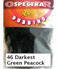 Hends Spectra Dubbing -Glasgow Angling spectra dubbing peacock green 46