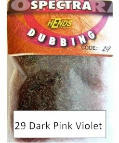 Hends Spectra Dubbing -Glasgow Angling spectra dubbing violet pink dark 29