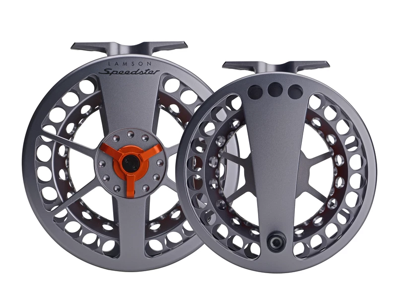 Lamson Speedster HD Fly Reel Grey/Orange 1 Lamson Speedster HD Fly Reel Grey/Orange