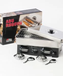 Abu Garcia Stainless Steel Smoker With Two Burners