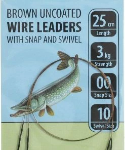 Steel Leader - Mikado FS 25cm/3kg - Brown 2pc
