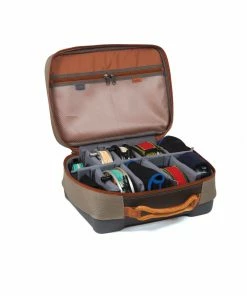Fishpond Stowaway Reel Case Granite -Glasgow Angling stoaway reel case granite open scaled