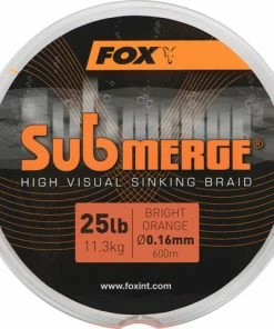 Fox Submerge Bright Orange Sinking Braid