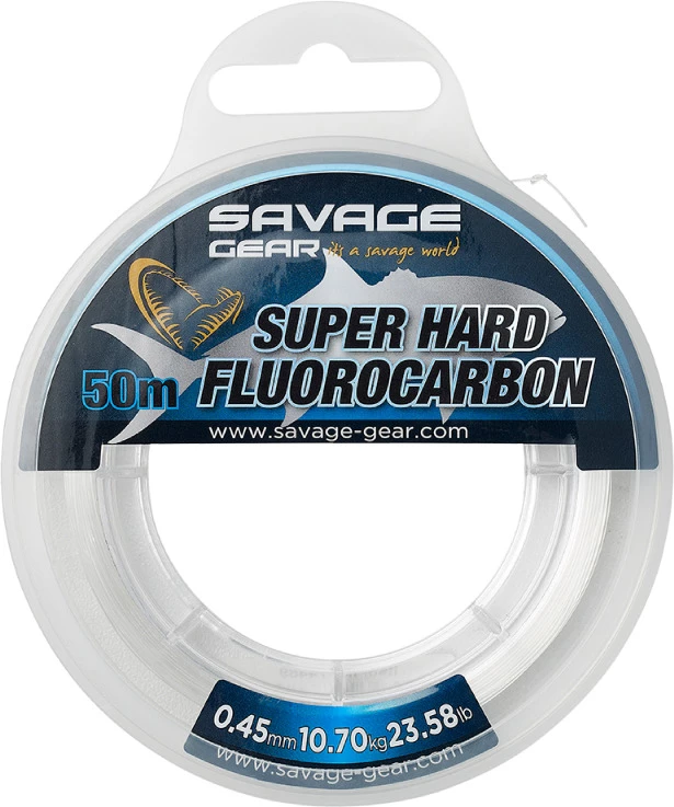 Savage Gear Super Hard Fluorocarbon Clear 50m 1 Savage Gear Super Hard Fluorocarbon Clear 50m