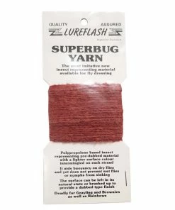Lureflash Superbug Yarn -Glasgow Angling superbug yarn burning fire