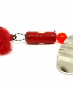 Lureflash Tag Spinner -Glasgow Angling tag20spinner20silver20blade20red20body20white20spots