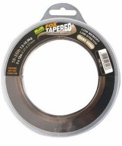 Fox EDGES Soft Tapered Leaders Trans Khaki x 3