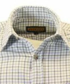 Game Tattersall Shirt -Glasgow Angling tattersall shirt neck