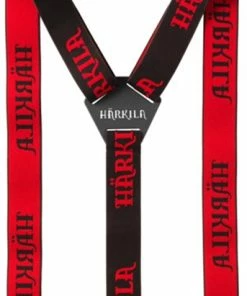 Harkila Tech Braces Shadow Brown/Red One Size