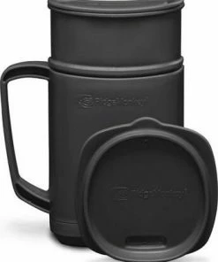 RidgeMonkey ThermoMug DLX Brew Set 8 RidgeMonkey ThermoMug DLX Brew Set -Glasgow Angling thermomug dlx brew set grey