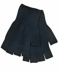 Extremities Thinny Fingerless Gloves Black