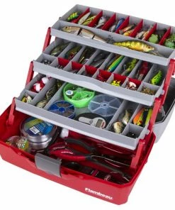 Flambeau 3-Tray Classic Box With Flip Lid 5 Flambeau 3-Tray Classic Box With Flip Lid -Glasgow Angling three tray classic box with flip lid open