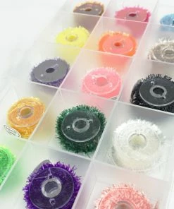 Stillwater Tinsel Chenille Crystal Flash 15 Colour Combo