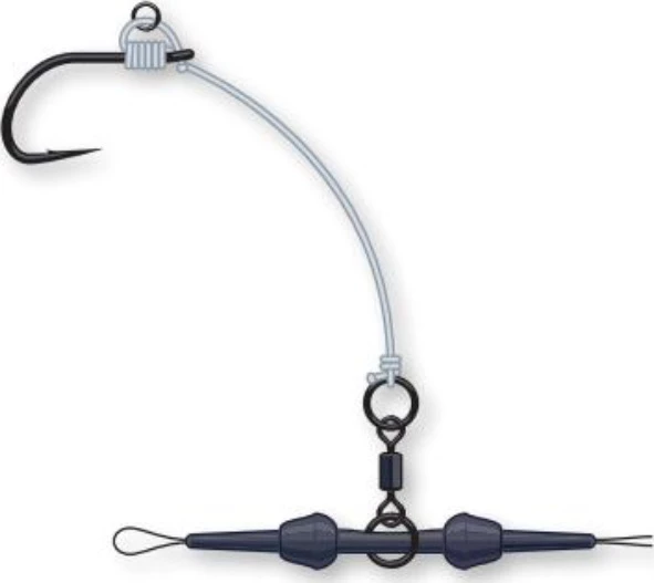 MAD Touchdown Fluorocarbon Chod Rig 1pc 1 MAD Touchdown Fluorocarbon Chod Rig 1pc