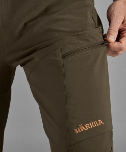 Harkila Willow Green Trail Trousers -Glasgow Angling trail trousers willow green3