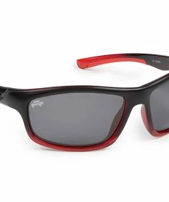 Fox Rage Transparent Red/Black Sunglasses Grey Lens