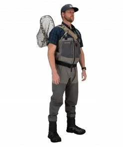 Simms Tributary Sling Pack Tan 17 Simms Tributary Sling Pack Tan -Glasgow Angling tributary sling pack tan in use5