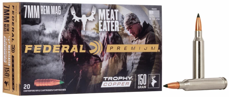 Federal Trophy Copper 7mm Rem Mag 150 Grain Tipped (20 Box) 1 Federal Trophy Copper 7mm Rem Mag 150 Grain Tipped (20 Box)