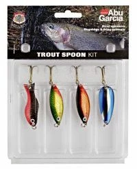 Abu Garcia Lure Kits 4pk 9 Abu Garcia Lure Kits 4pk -Glasgow Angling trout spoon kit