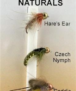 Grando Flies Tungsten Bead River Natural Flies - Barbless