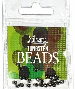 Stillwater Tungsten Beads 25pc -Glasgow Angling tungsten beads black