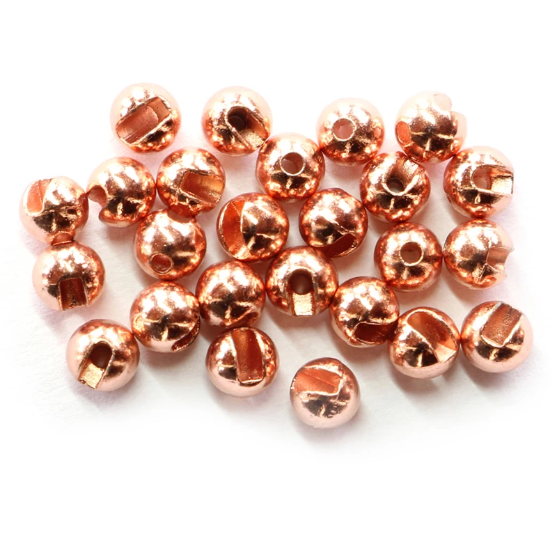Fulling Mill Slotted Tungsten Beads Copper 1 Fulling Mill Slotted Tungsten Beads Copper