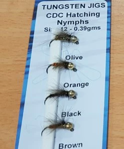 Grando Flies Tungsten Jigs CDC Hatching Nymphs